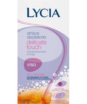 Lycia Strisce Depilatorie Delicate Touch Viso Pelli sensibili